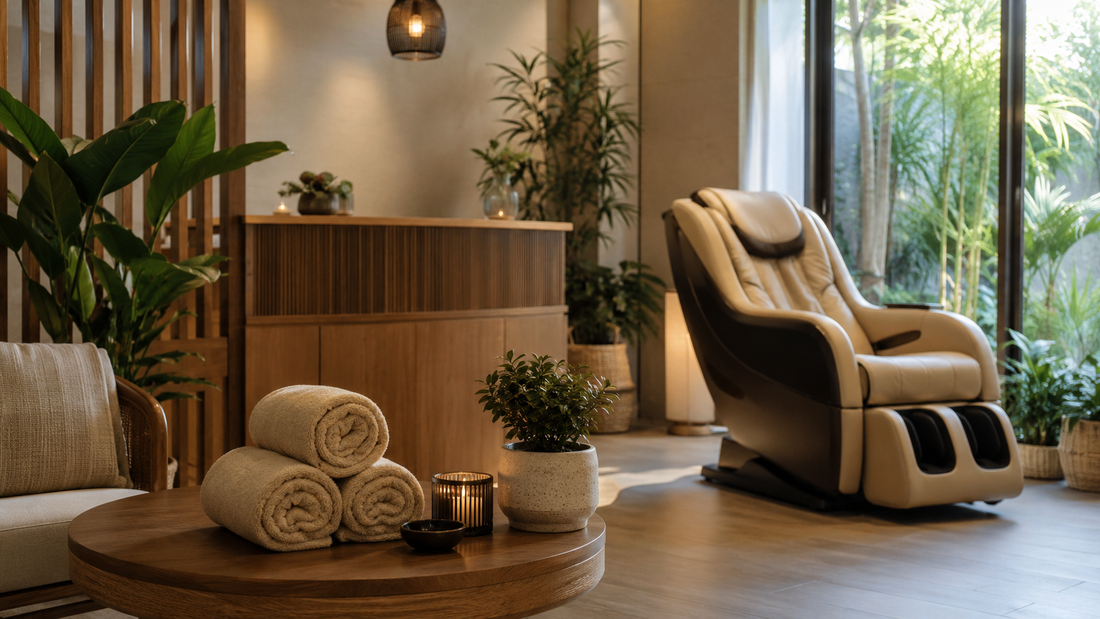 Calm massage and relaxation interior