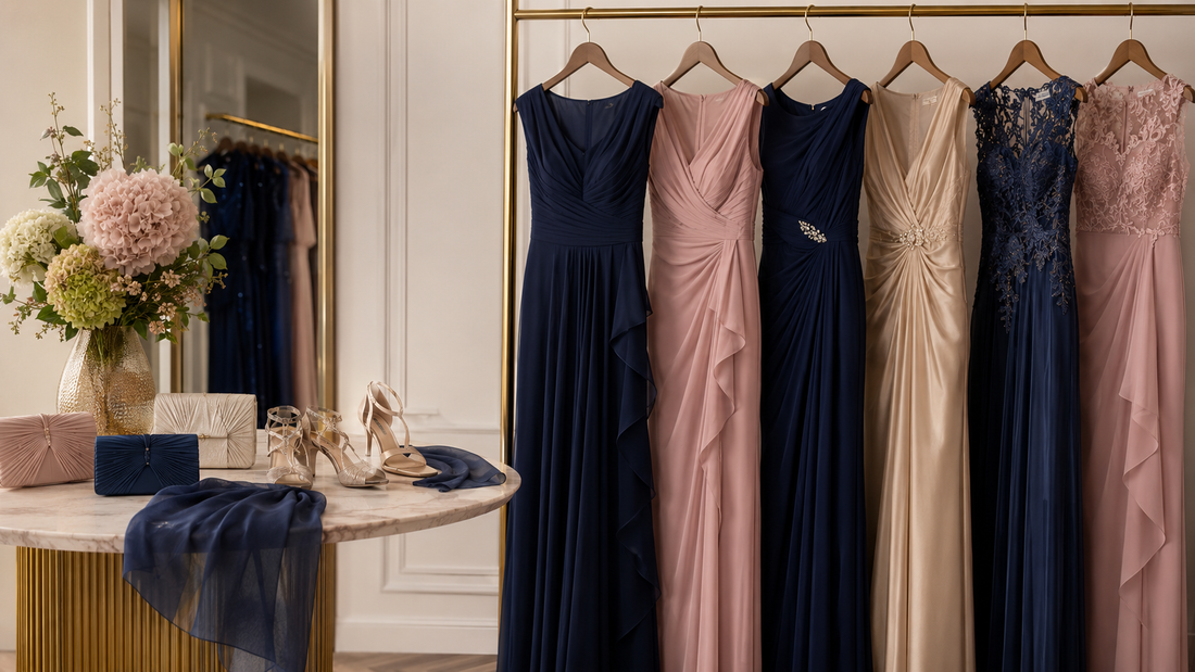 Elegant mother of the bride dresses in refined colors