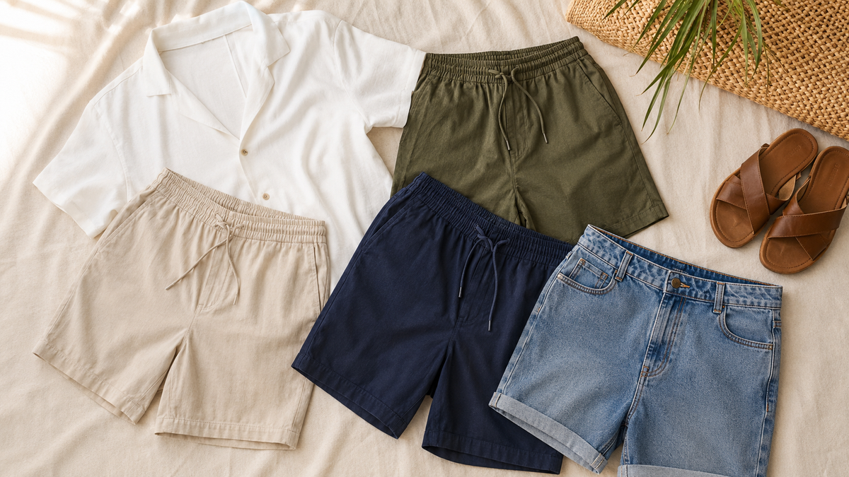 Casual summer shorts in versatile colors and fabrics