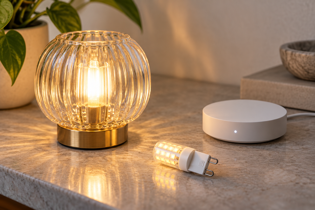 Zigbee G9 smart bulb with a compact hub