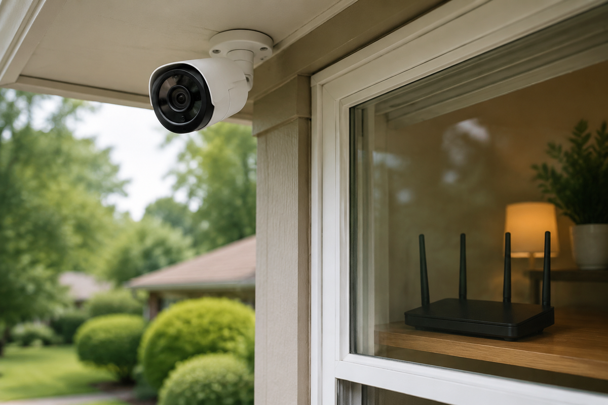 Illustrative image: Wi-Fi Camera Range