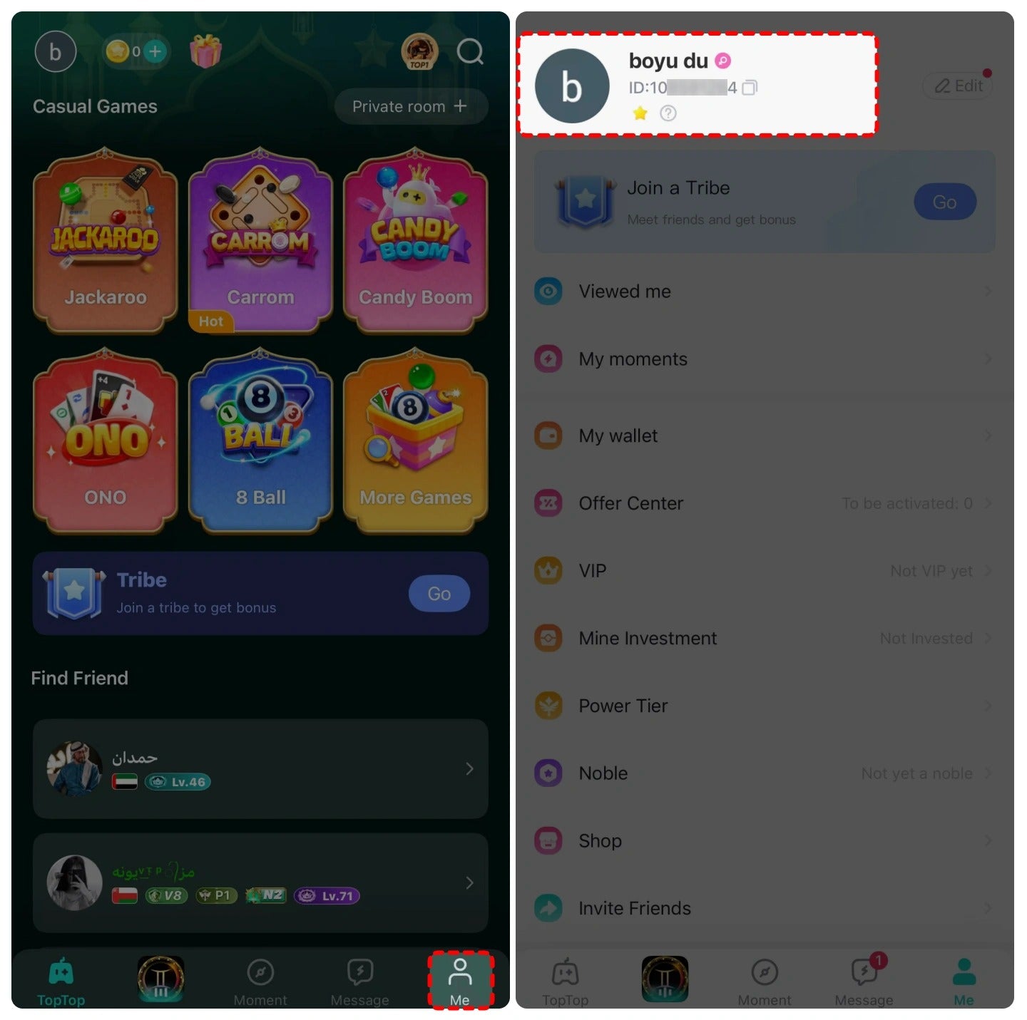 شحن 167900 كوينز TopTop Games & Chat سريع وآمن