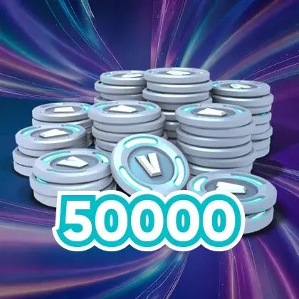 شحن 50000 V-Bucks فورت نايت سريع وآمن