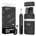 8–15W USB Digital Smart Soldering Iron, Wireless Temperature-Adjustable Mini Soldering Iron Set, Type-C Connector, 180–450°C