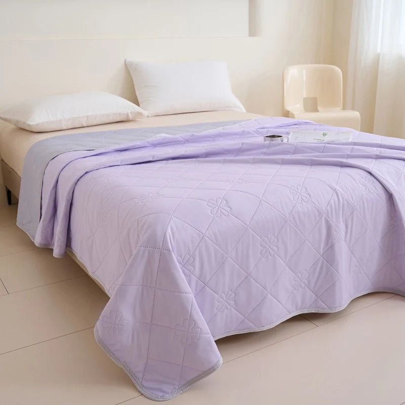 ROSEKIND Soft Cooling Blanket for Hot Sleepers, Thin Cold Lightweight for Sofa Bed Office, Absorbs Heat to Keep Cool for Summer