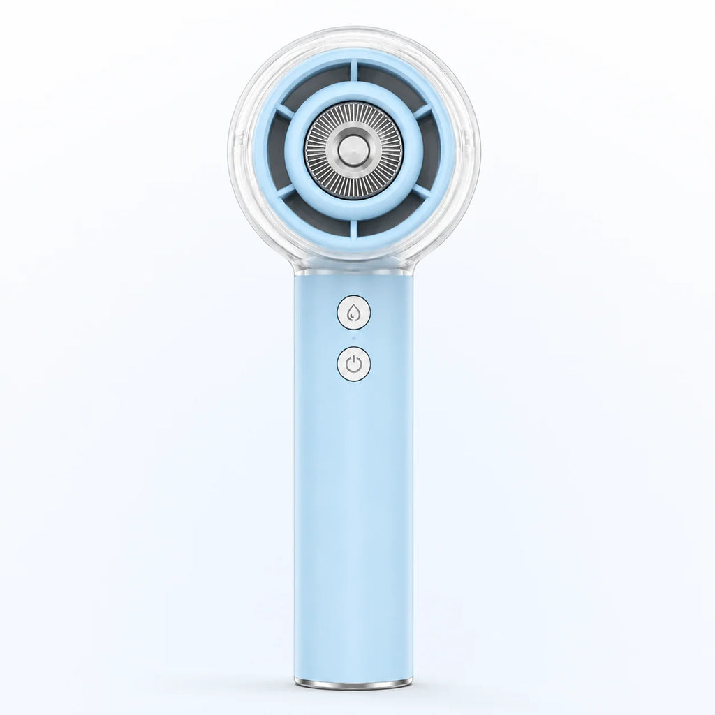 Misting Portable Handheld Fan 6000mAh Rechargeable Battery, Personal Mini Fans with 4 Strong Windfor Travel, Camping, Beach