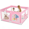 Baby Playpen, Extra Large Play Yard for Indoor & Outdoor Use, 360° Visibility Safe Play Area for Toddlers & Infants
