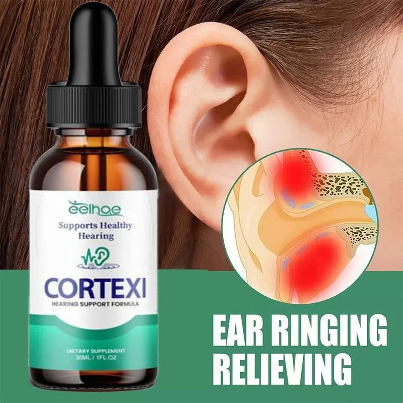 EELHOE Tinnitus Ear Drops Clean Earwax Relieve Tinnitus Ear Back Ear Discomfort Ear Drops Ear Hygiene Ear Care Relief Formulas