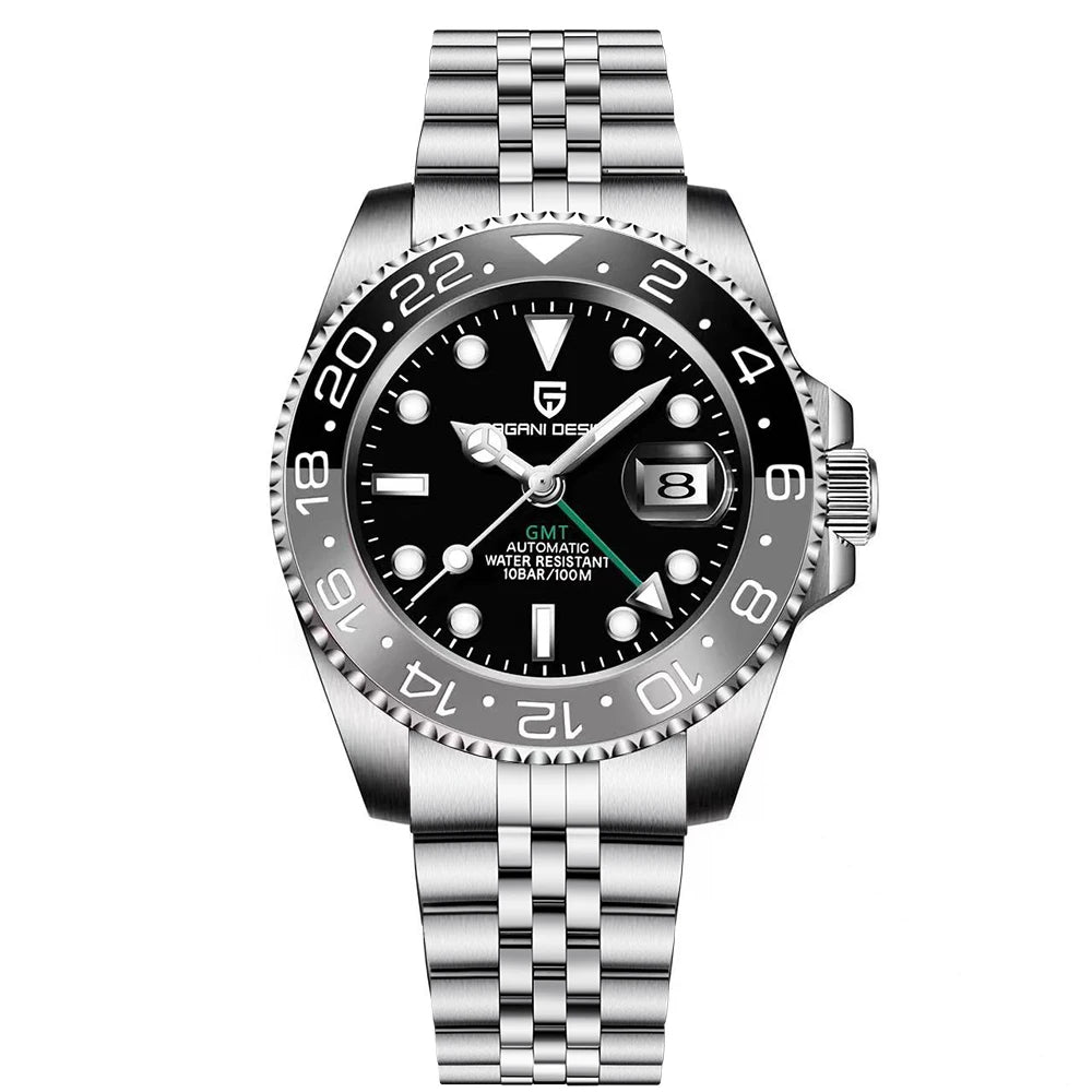 2026 PAGANI DESIGN New PD-1662 V5 Men Mechanical Watches Luxury Ceramic Bezel Automatic Watch 100M Waterproof GMT Watch for Men