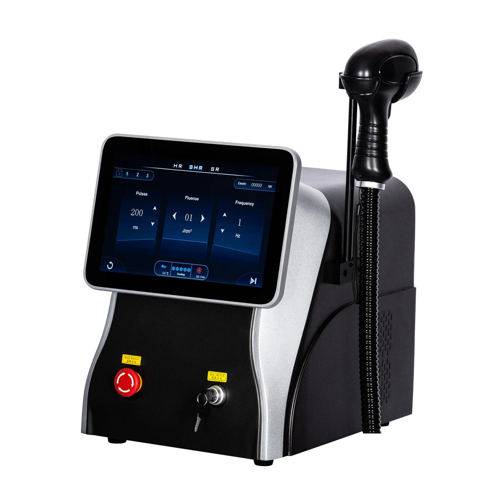 Diode Lase Ice Platinum Hair Removal Machine 5000W Diode Lase Permanent Painless Depilator 3-Wavelength 755 808 1064nm