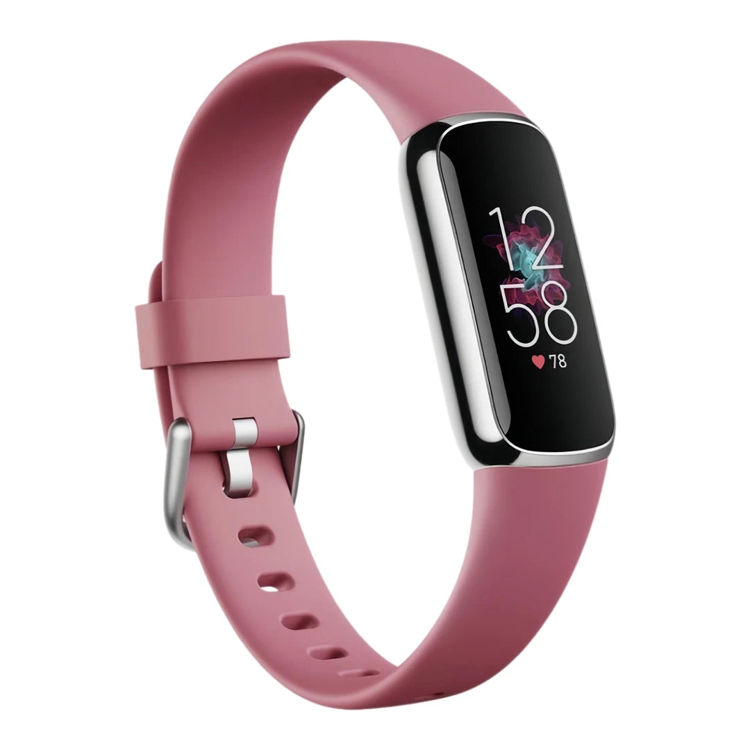 Fitbit Luxe Fitness Tracker AMOLED Screen 24/7 Heart Rate Monitor Sleep SpO2 Stress Tracker Waterproof Smart Bracelet