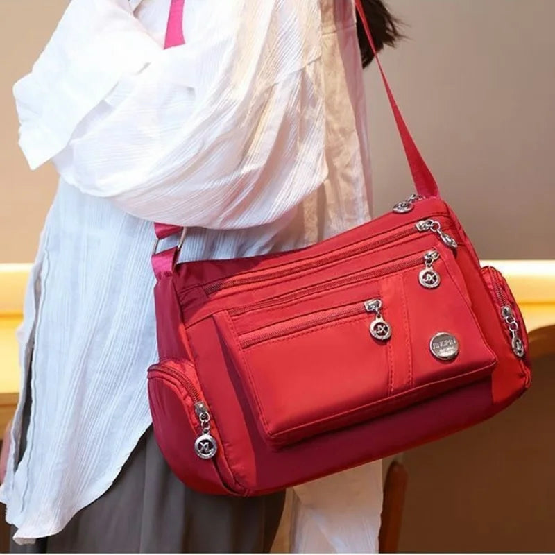 Women Nylon Waterproof Bag Messenger Bags For Lady Crossbody Large Capacity Travel Shoulder Bag Casual Handbags High Quality