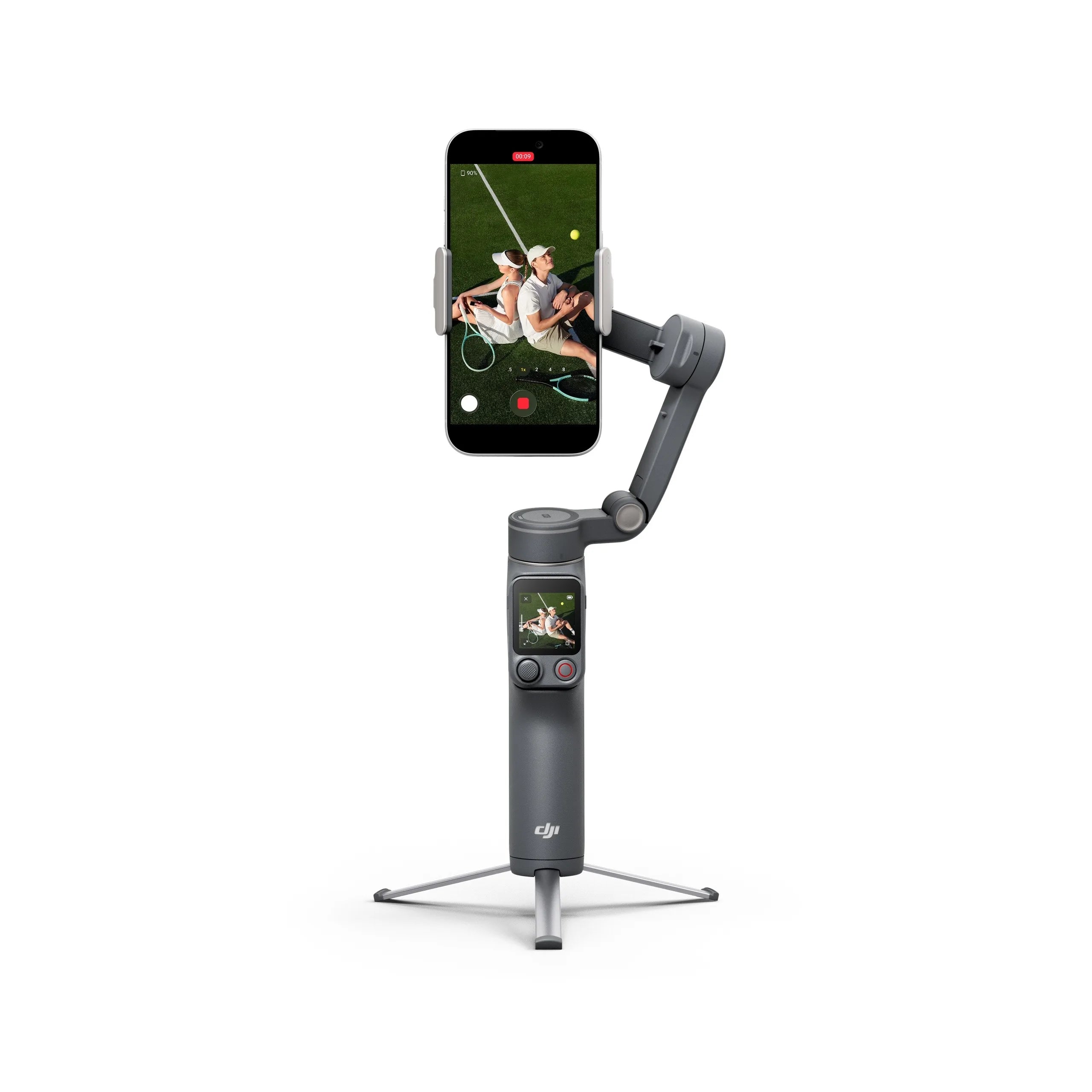 DJI Osmo Mobile 8P Advanced Tracking Combo - 3-Axis Smartphone Gimbal Stabilizer with AI Tracking, Remote Selfie Control, Native Phone Connection, 10H Battery, Built-in Extension Rod and Tripod, Foldable Design