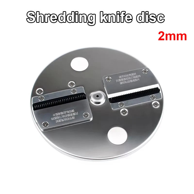 Electric Vegetable Slicer Accessories Cutting Into Strips Stainless Steel Replacement Slicing Knife Disc Shredding Blade Kit