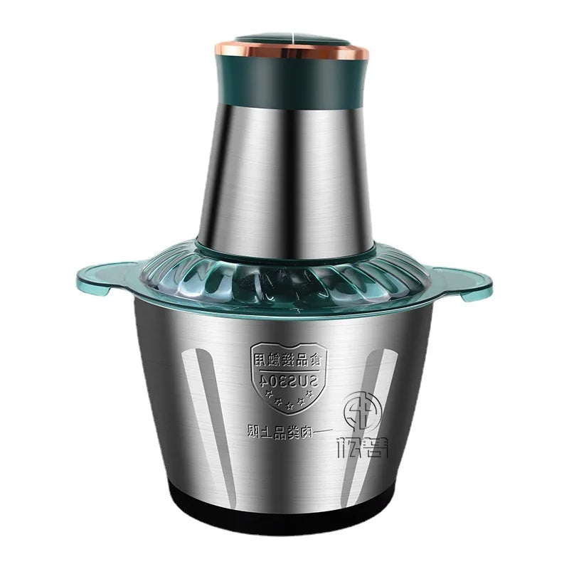 Electric Meat Grinders 3L Food Crusher Stainless Steel Multifunctional Vegetable Slicer Processor Chopper Kitchen Blenders
