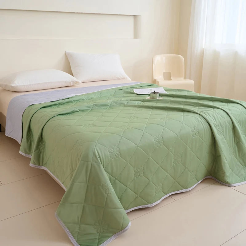 ROSEKIND Soft Cooling Blanket for Hot Sleepers, Thin Cold Lightweight for Sofa Bed Office, Absorbs Heat to Keep Cool for Summer