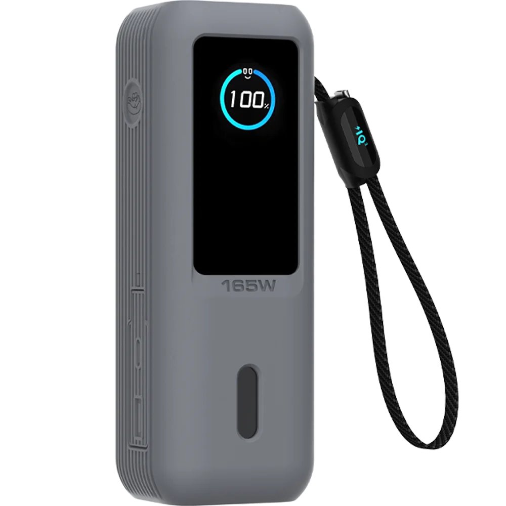 Silicone Case for Anker Zolo 25000mAh 165W Power Bank Portable Charger Protective Case Travel Carrying Case TF/SIM storage Bag