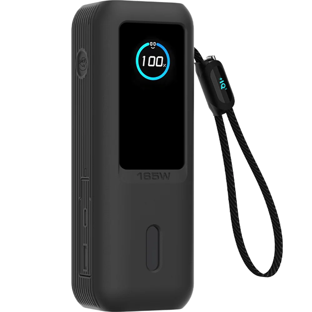 Silicone Case for Anker Zolo 25000mAh 165W Power Bank Portable Charger Protective Case Travel Carrying Case TF/SIM storage Bag