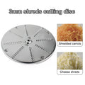 Electric Vegetable Slicer Accessories Cutting Into Strips Stainless Steel Replacement Slicing Knife Disc Shredding Blade Kit