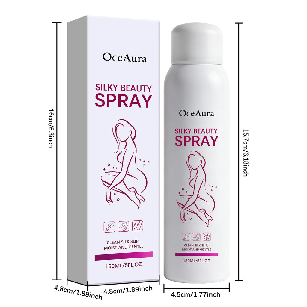 150ML Body Hair Remover Spray Gentle Formula Moisturizing Skin Enhance Smoothness Lightweight Soothing Discomfort Refreshing Non-stciky Hair Removal Spray