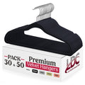 Lux Decor Velvet Hangers 30/50 Pack – Premium Non-Slip Heavy Duty Hangers with 360° Swivel Hook for Clothes & Coats