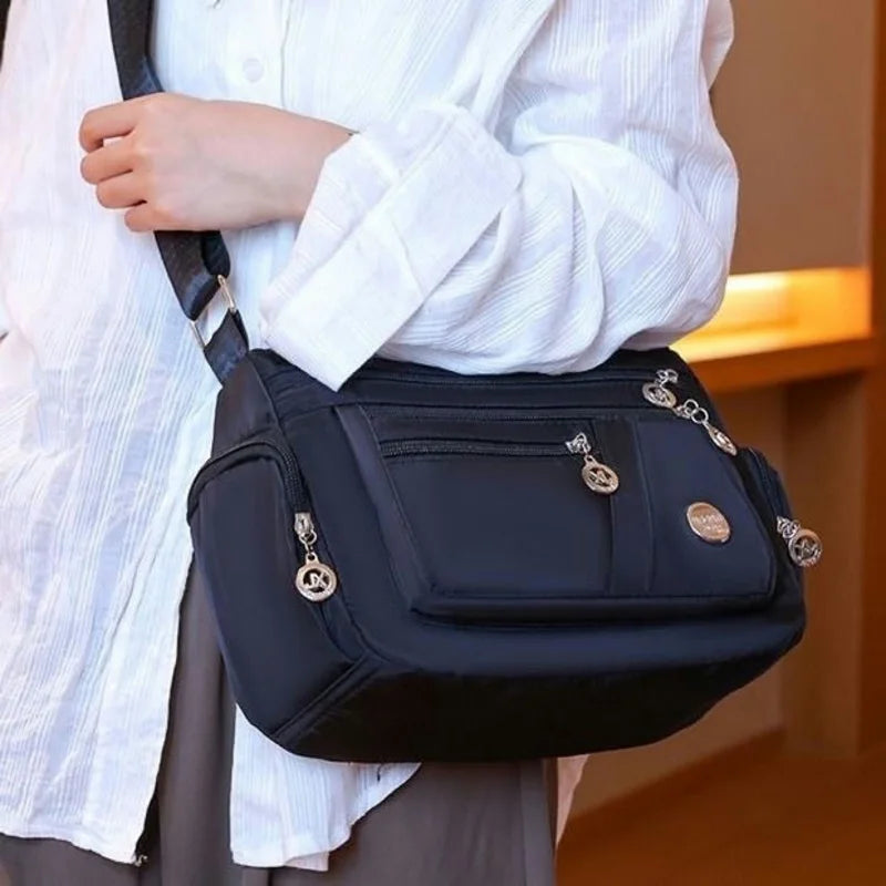 Women Nylon Waterproof Bag Messenger Bags For Lady Crossbody Large Capacity Travel Shoulder Bag Casual Handbags High Quality