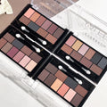10-Color Eyeshadow Palette Pearlescent Matte Fine Shimmer Earth Tones Long-Lasting & Fall-Out Resistant Highly Pigmented Unisex