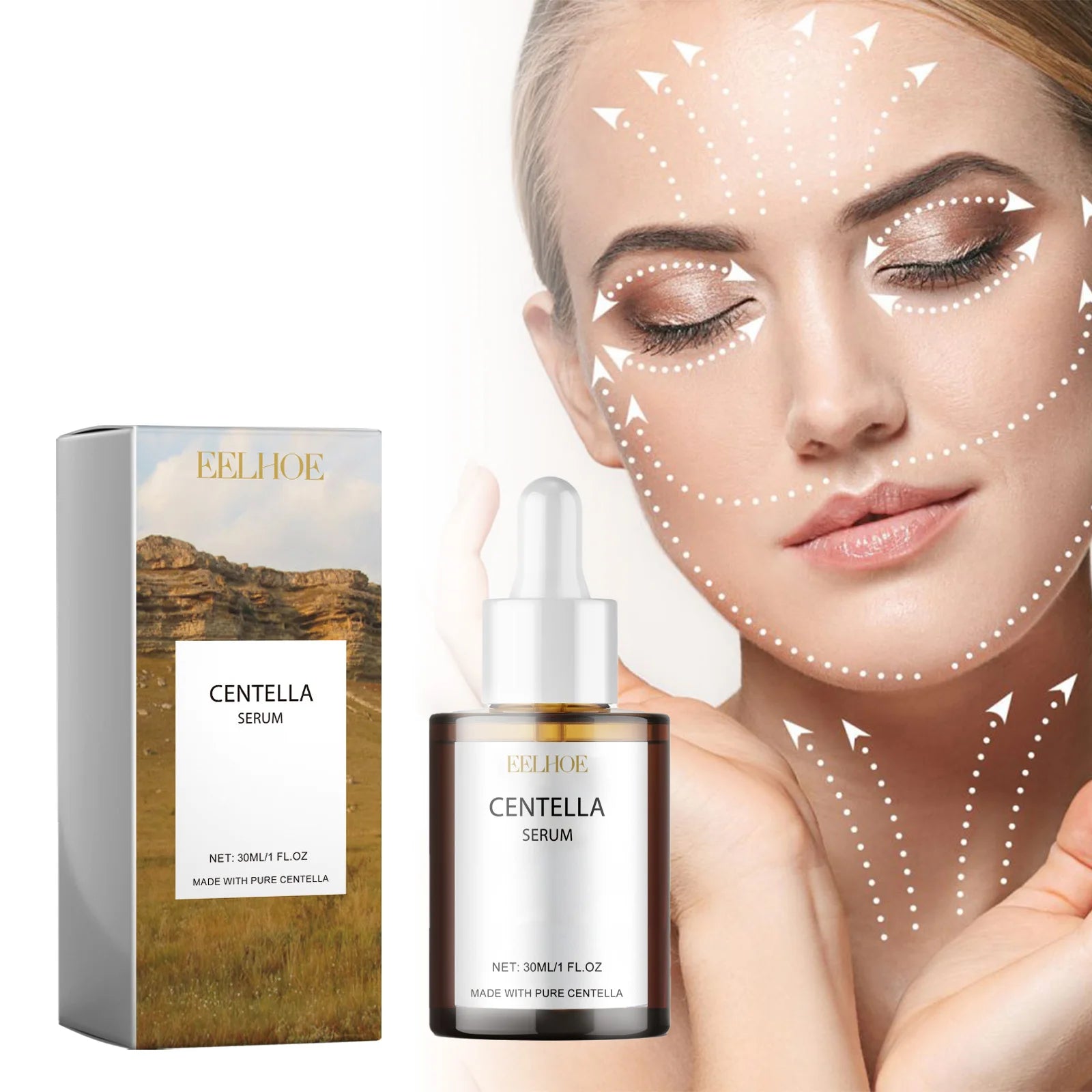 EELHOE Moisturizing Face Serum Hydrating Facial Essence Smooth Face Skin Dryness Skin Care Products Deep Nourishing Face Serum