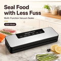 Compact Multi-Function Vacuum Sealer, 220V Dry & Moist Food Modes, One-Touch Sealing, Food-Grade ABS Construction, Extends Freshness & Reduces Waste for Home Kitchens