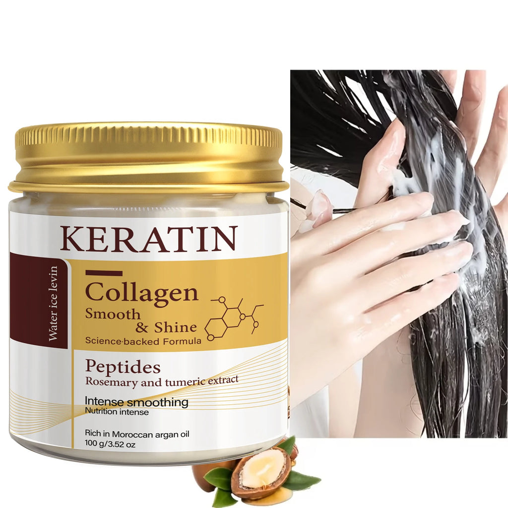 7-In-1 Multi Oil Hair Mask Rosemary Peppermint Castor Oil Keratin Biotin Nourish Scalp Fix Dry Brittle Frizzy Hair Daily Care