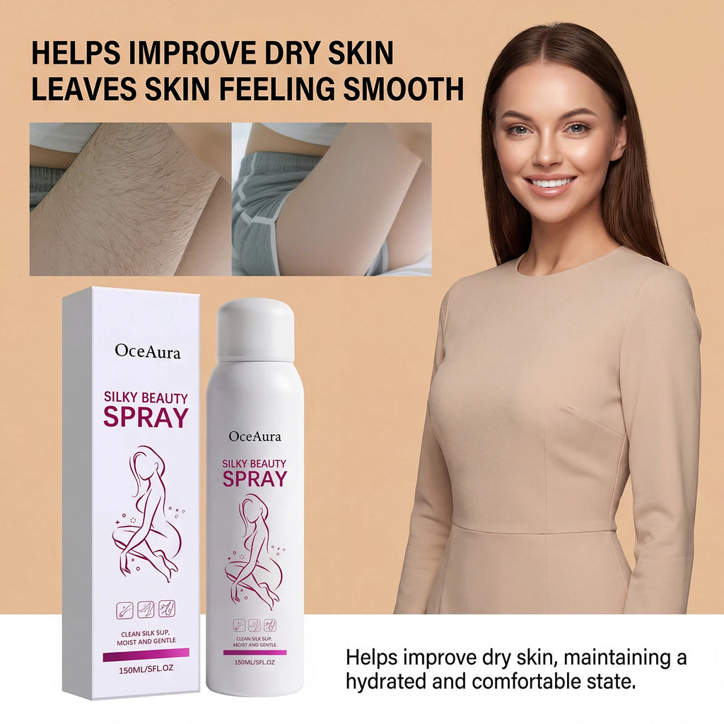 150ML Body Hair Remover Spray Gentle Formula Moisturizing Skin Enhance Smoothness Lightweight Soothing Discomfort Refreshing Non-stciky Hair Removal Spray