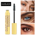 Slim Volume Mascara Black Waterproof Long-lasting Mascara Curls Up Long-Lasting Smudge-Proof Easy to Apply Unisex Eye Makeup