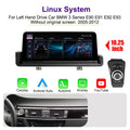 AUTOTOP 10.25" Linux Carplay Touchscreen For BMW 3 Series E90 E91 E92 E93 Left Hand Drive Car Without Original Screen (2005-2012) With Car Multimedia Screen Support Player Wireless Carplay Android Auto Airplay YouTube
