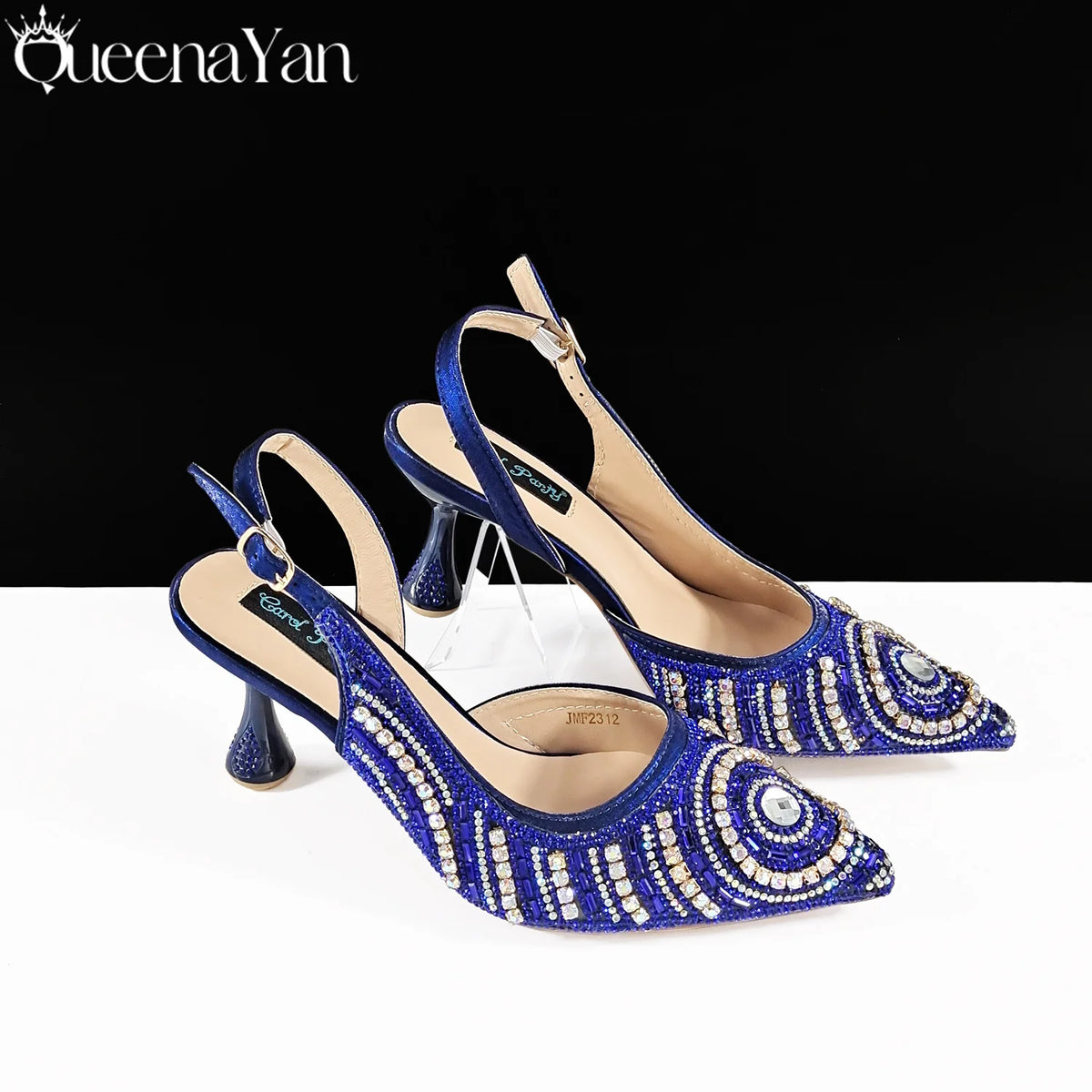 Queena Yan Nigerian Party Shoes Only shoes OR with bag set in Green  High Heel, Elegant Matching for Weddings & Special Occa