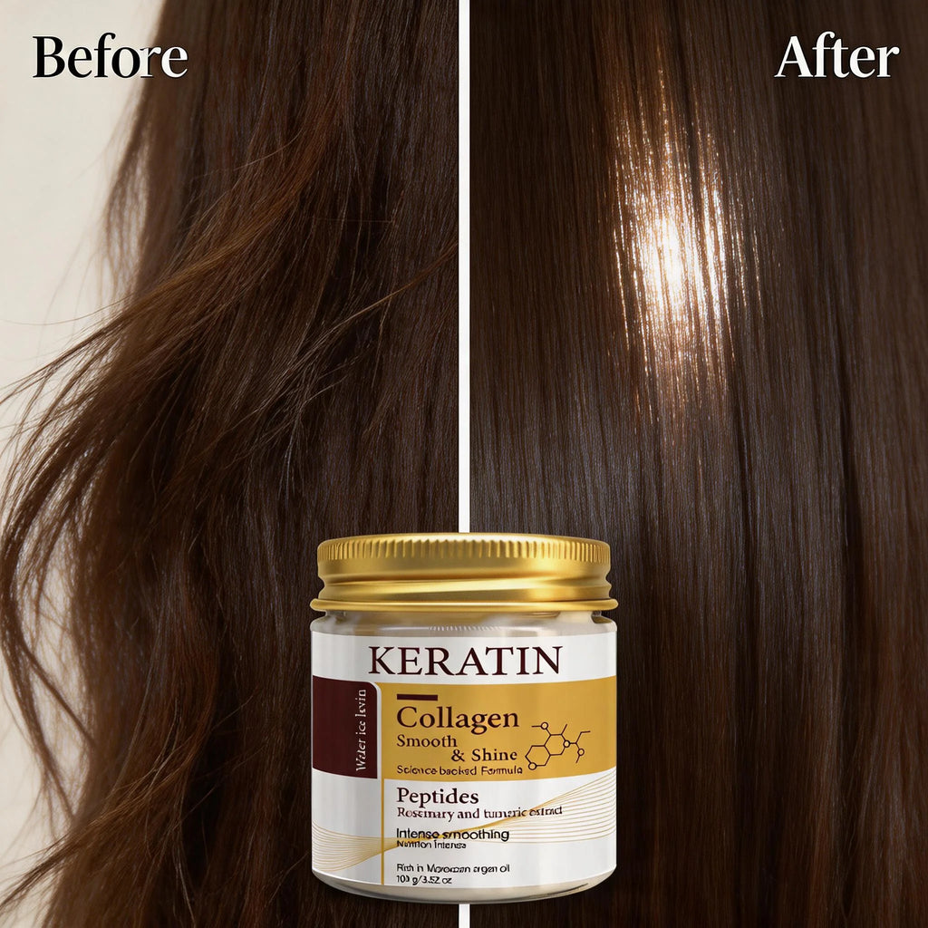 7-In-1 Multi Oil Hair Mask Rosemary Peppermint Castor Oil Keratin Biotin Nourish Scalp Fix Dry Brittle Frizzy Hair Daily Care