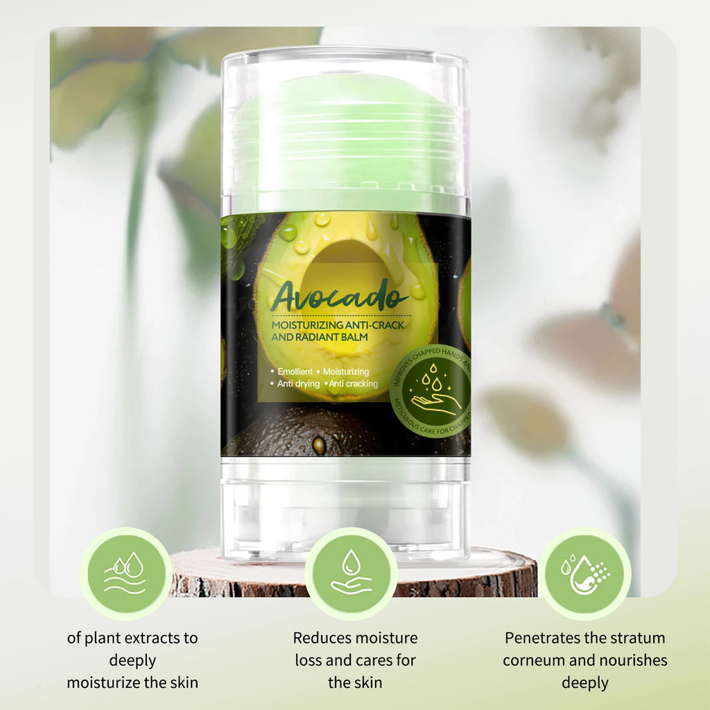 Avocado Anti Crack Foot Cream Herbal Anti-Drying Heel Chapped Repair Balm Dead Skin Remove Foot Mask Moisturizing Hand Feet Care