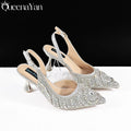 Queena Yan Nigerian Party Shoes Only shoes OR with bag set in Green  High Heel, Elegant Matching for Weddings & Special Occa