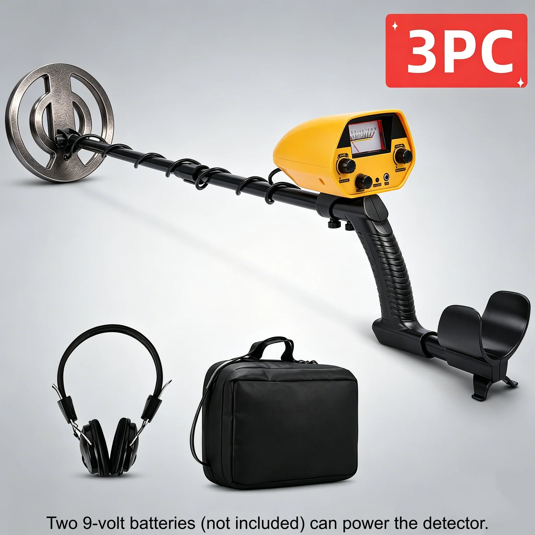 Professional Underground Metal Detector Multi-Mode Gold Detector Portable for Outdoor Treasure Hunting Beach Adventure Archaeological Metal Detecting Equipment