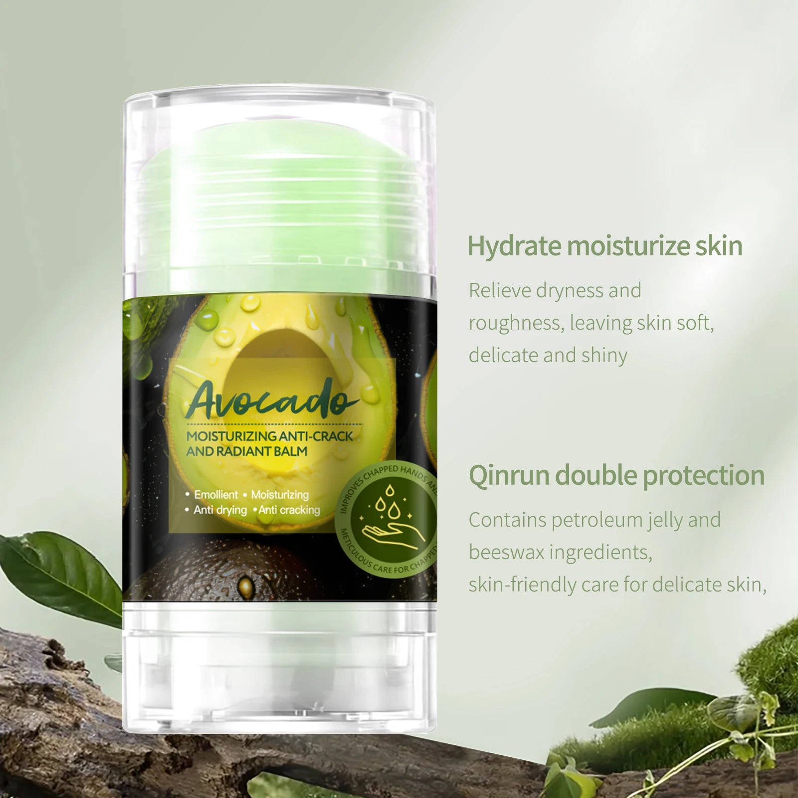 Avocado Anti Crack Foot Cream Herbal Anti-Drying Heel Chapped Repair Balm Dead Skin Remove Foot Mask Moisturizing Hand Feet Care