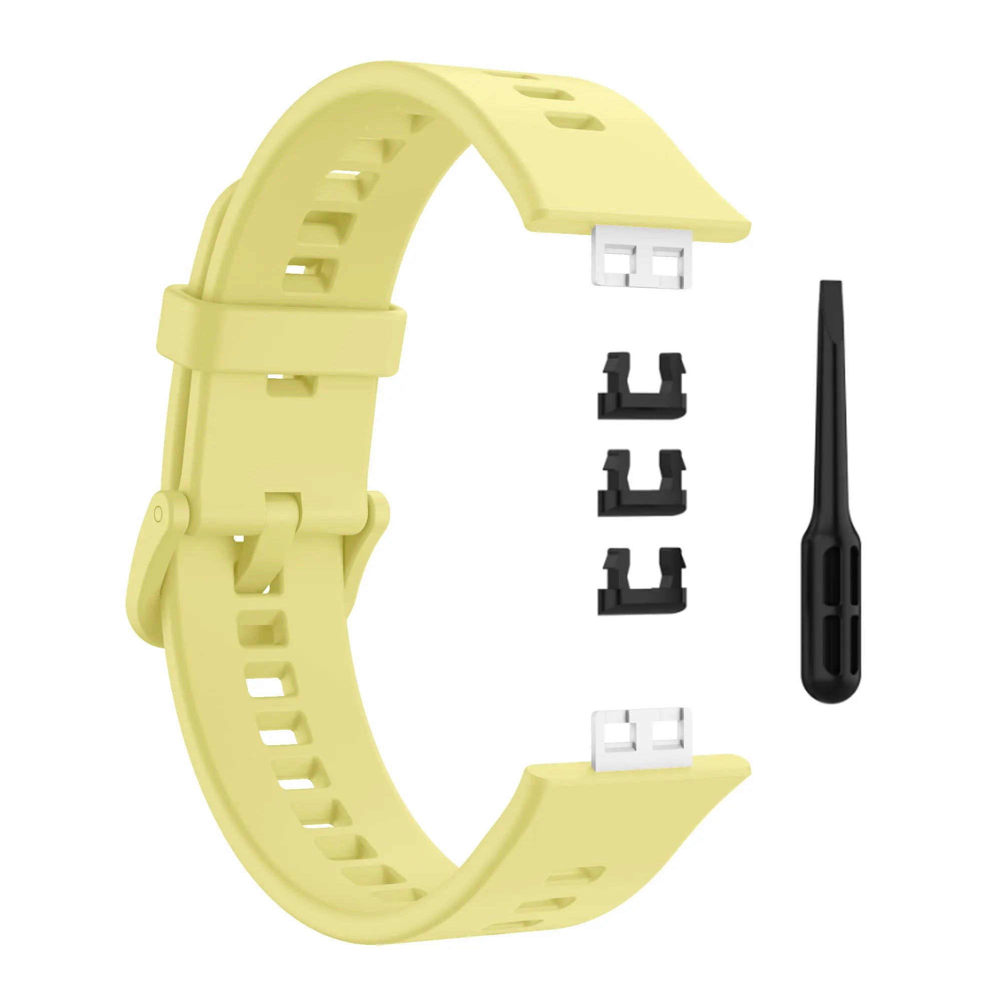 Sport Silicone Watchband For Huawei Watch Fit Strap Original SmarwatchWriststrap Belt Bracelet Printing Accessories with tool