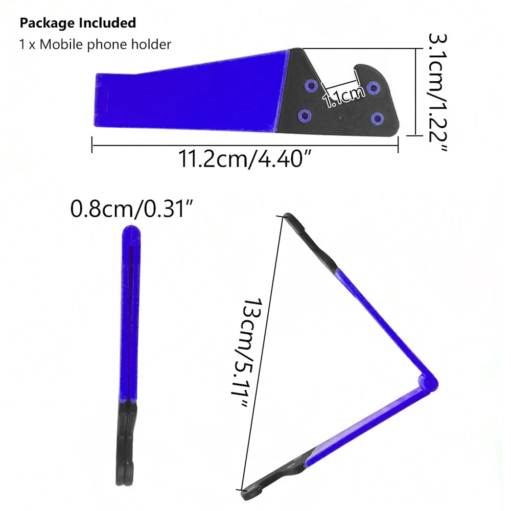 V-Shaped Universal Foldable Mobile Cell Phone Stand Holder for Smartphone Tablet Adjustable Support Phone Support Bracket Mount