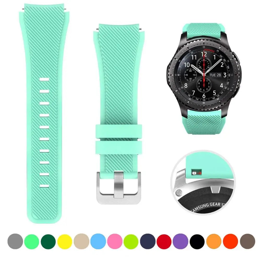 20mm 22mm Strap For Samsung galaxy watch 4 5 6 7 44mm 5 pro 45mm Gear S3 Frontier bracelet Huawei watch gt 2/2e/3/4/5/6 pro Band