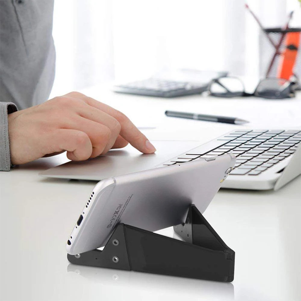 V-Shaped Universal Foldable Mobile Cell Phone Stand Holder for Smartphone Tablet Adjustable Support Phone Support Bracket Mount