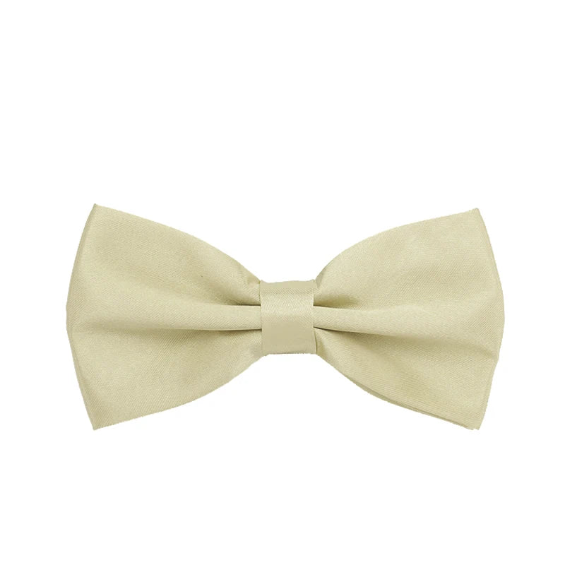 HUISHI Bow Tie For Men Bowtie Solid Color Fashion Butterfly Cravat Banquet Party Bowties Black Gold Red Royal Blue Wine Ties Men