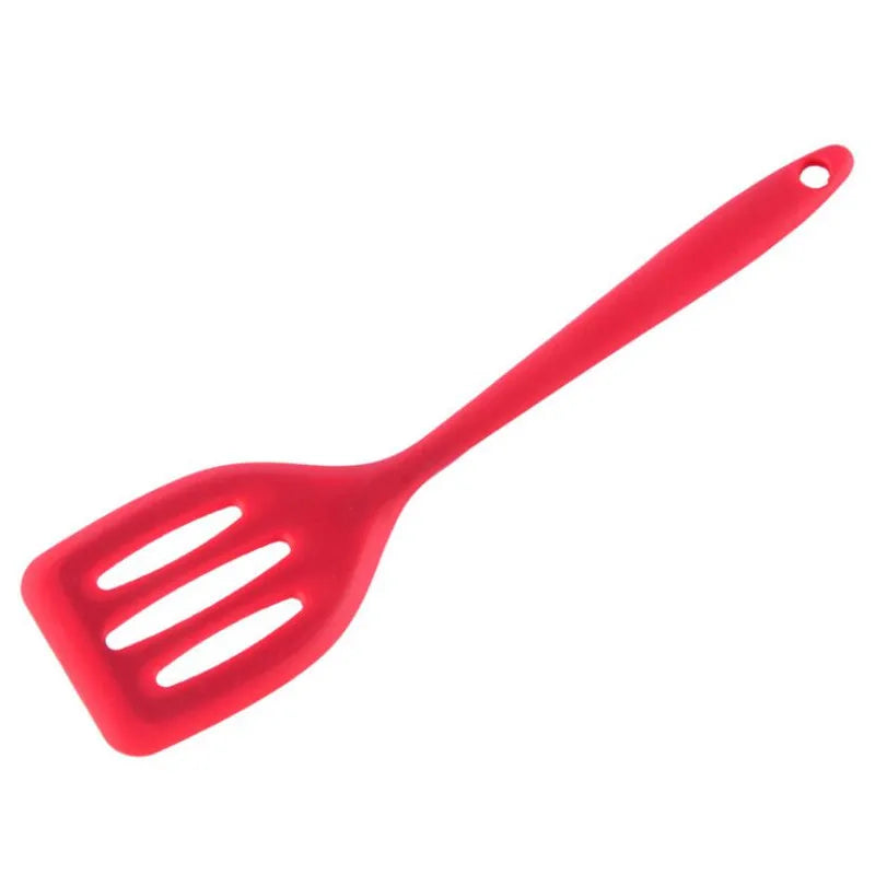 Silicone Turners Gadgets Kitchen Tools Egg Fish Frying Pan Scoop Fried Shovel Spatula Cooking Utensils
