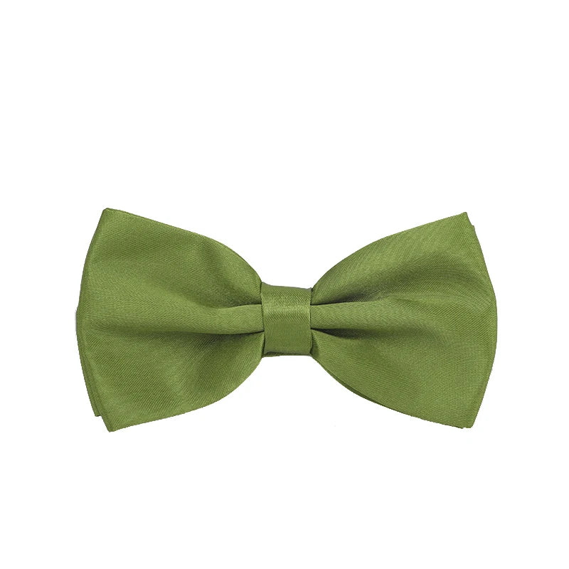 HUISHI Bow Tie For Men Bowtie Solid Color Fashion Butterfly Cravat Banquet Party Bowties Black Gold Red Royal Blue Wine Ties Men