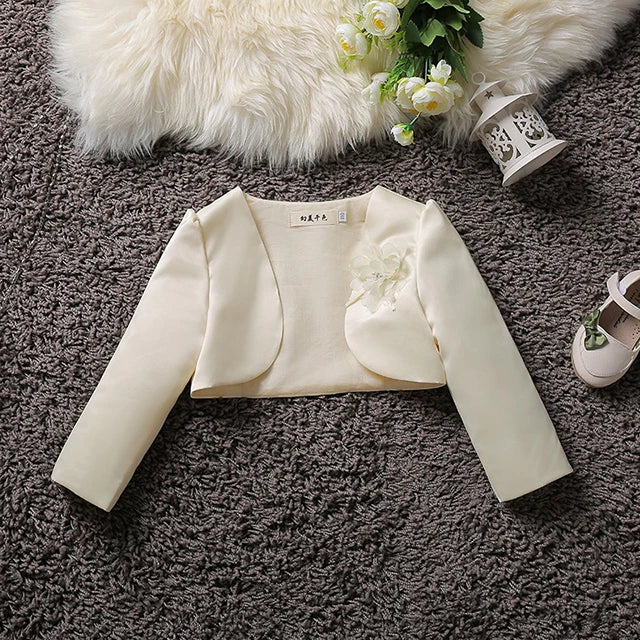 Baby Girl Clothing Embroidered Coat Princess Short Cape Infant Jackets Outerwear Wedding Party Dress Shawl Children Clothing