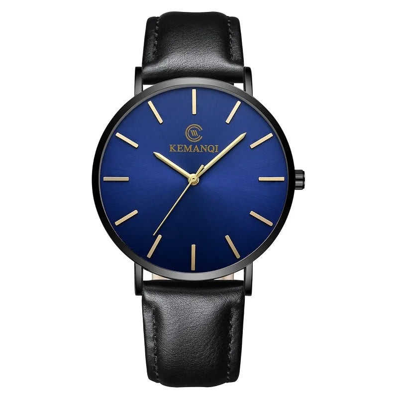 2025 Luxury Business Men Watches Men Gold Watch Ultra Thin Mens Watches Leather Quartz Watch Man Wristwatch Horloge Mannen