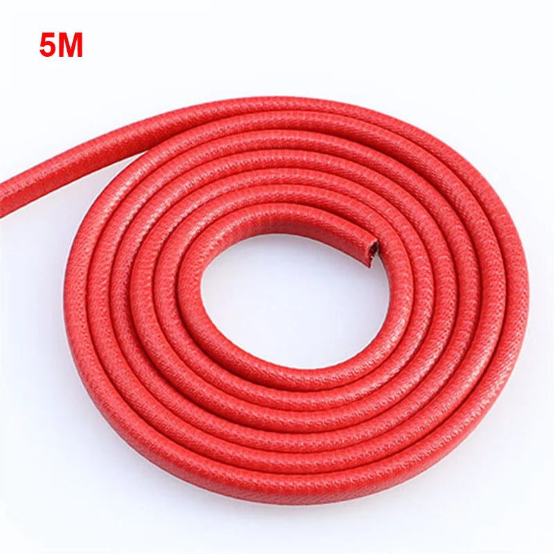 5/10M Car Door Protector Edge Scratch Strip Guard Trim Universal Car Door Anti Collision Protection With Steel Carstyling
