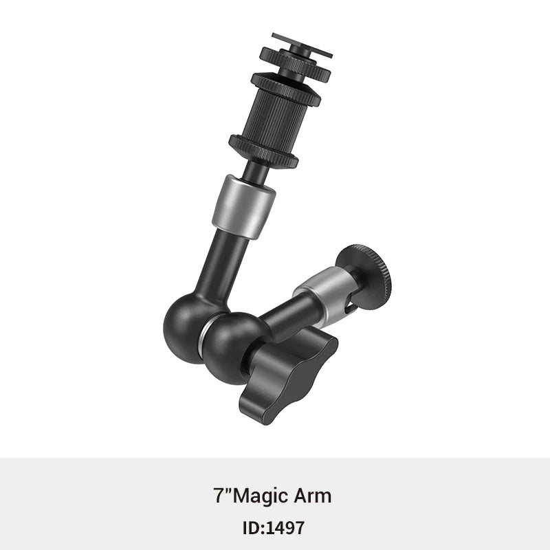 SmallRig 5.5 inches Articulating  Arm Adjustable Friction Magic Arm with 1/4 Thread Screw for DSLR LCD Monitor/LED Light 2065B